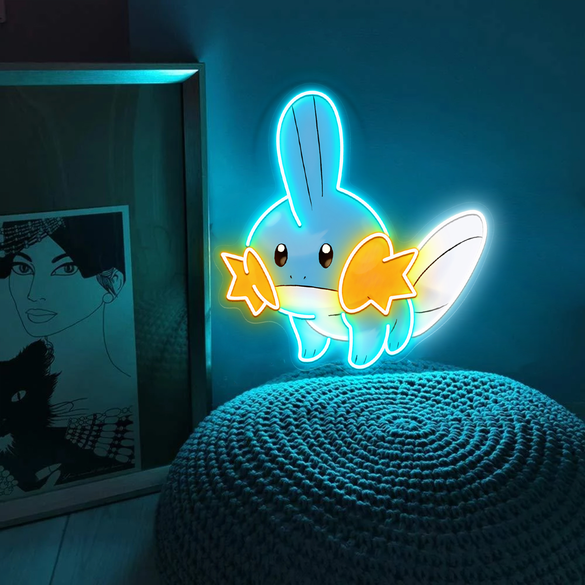 Mudkip Pokemon UV Signs