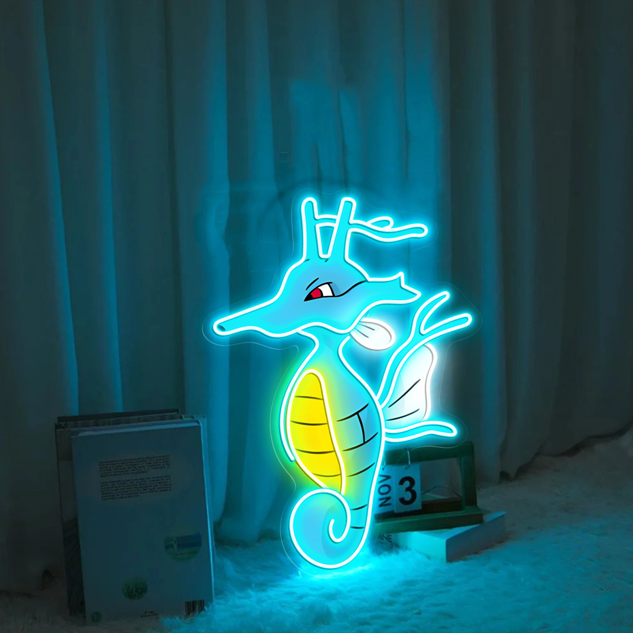 Kingdra Pokemon UV Sign