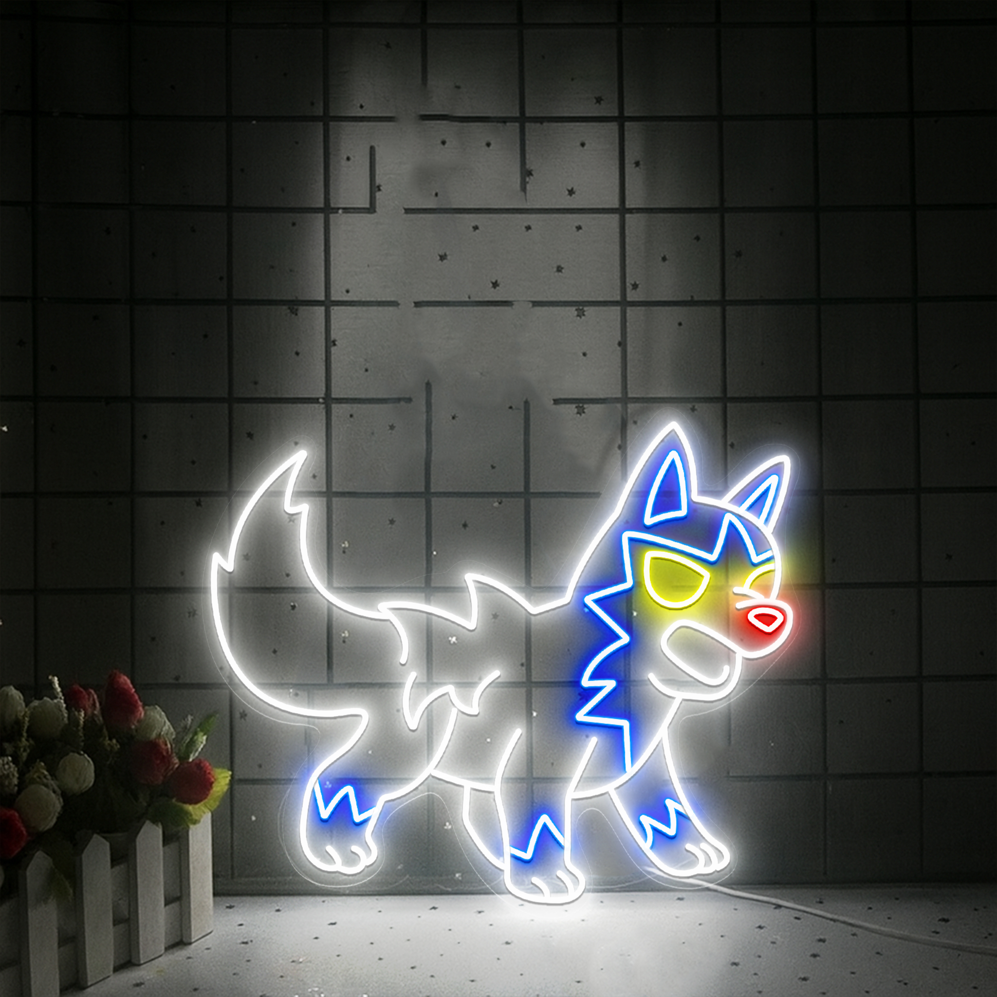 Pokemon Poochyena Neon Signs