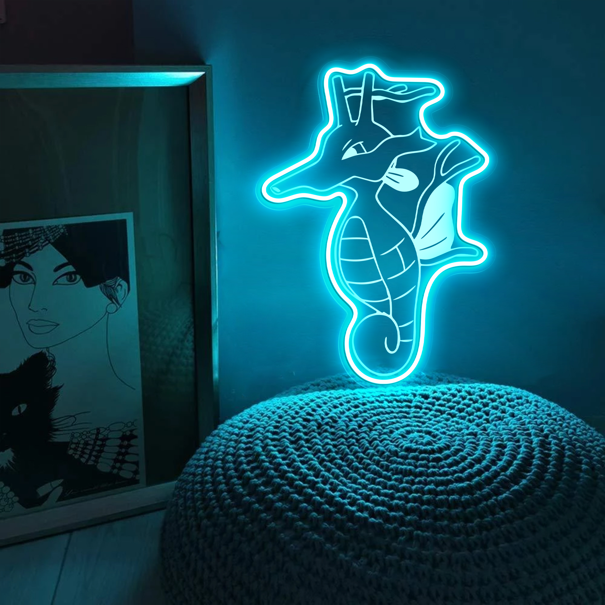 Kingdra Pokemon Laser Sign