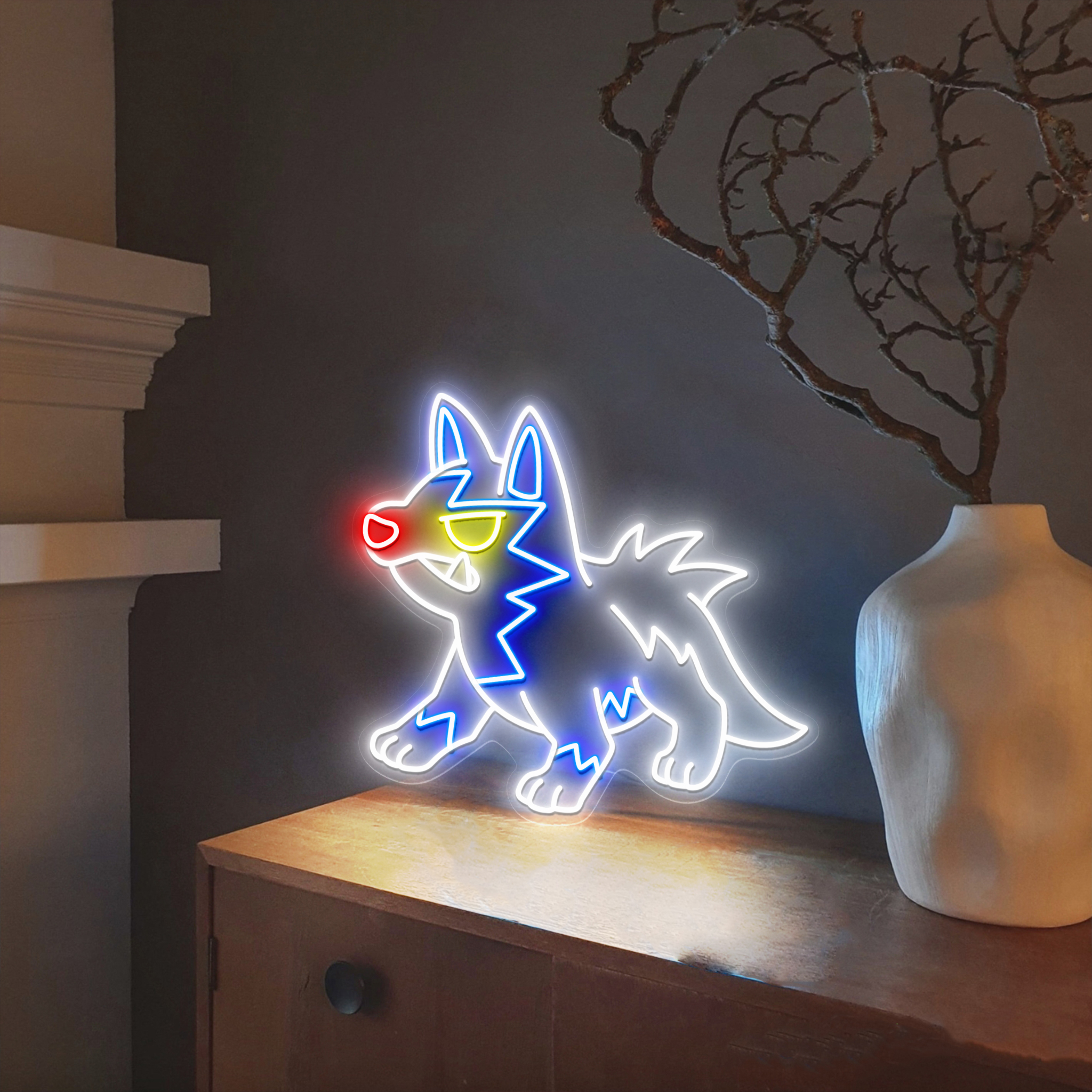 Pokemon Poochyena Neon Sign