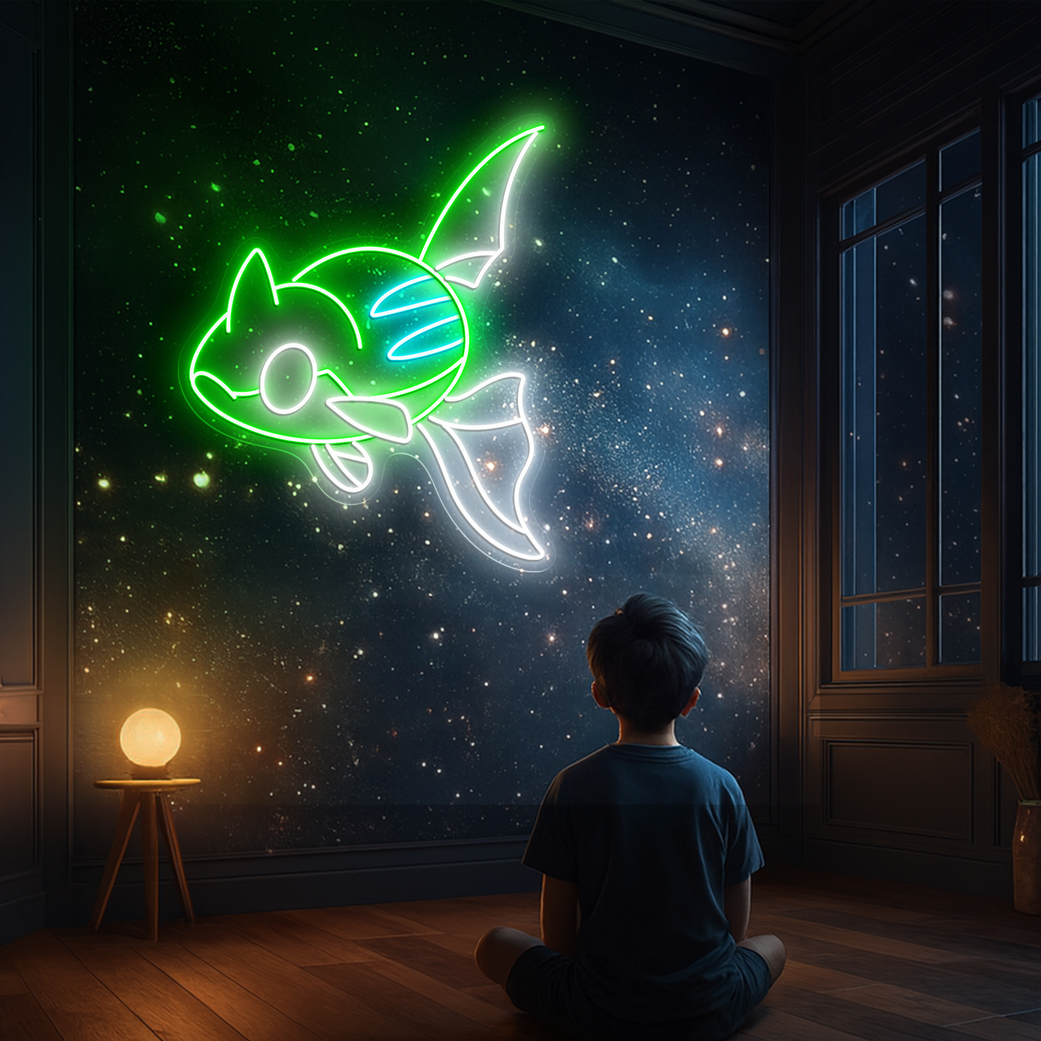 Pokemon Remoraid Neon Signs