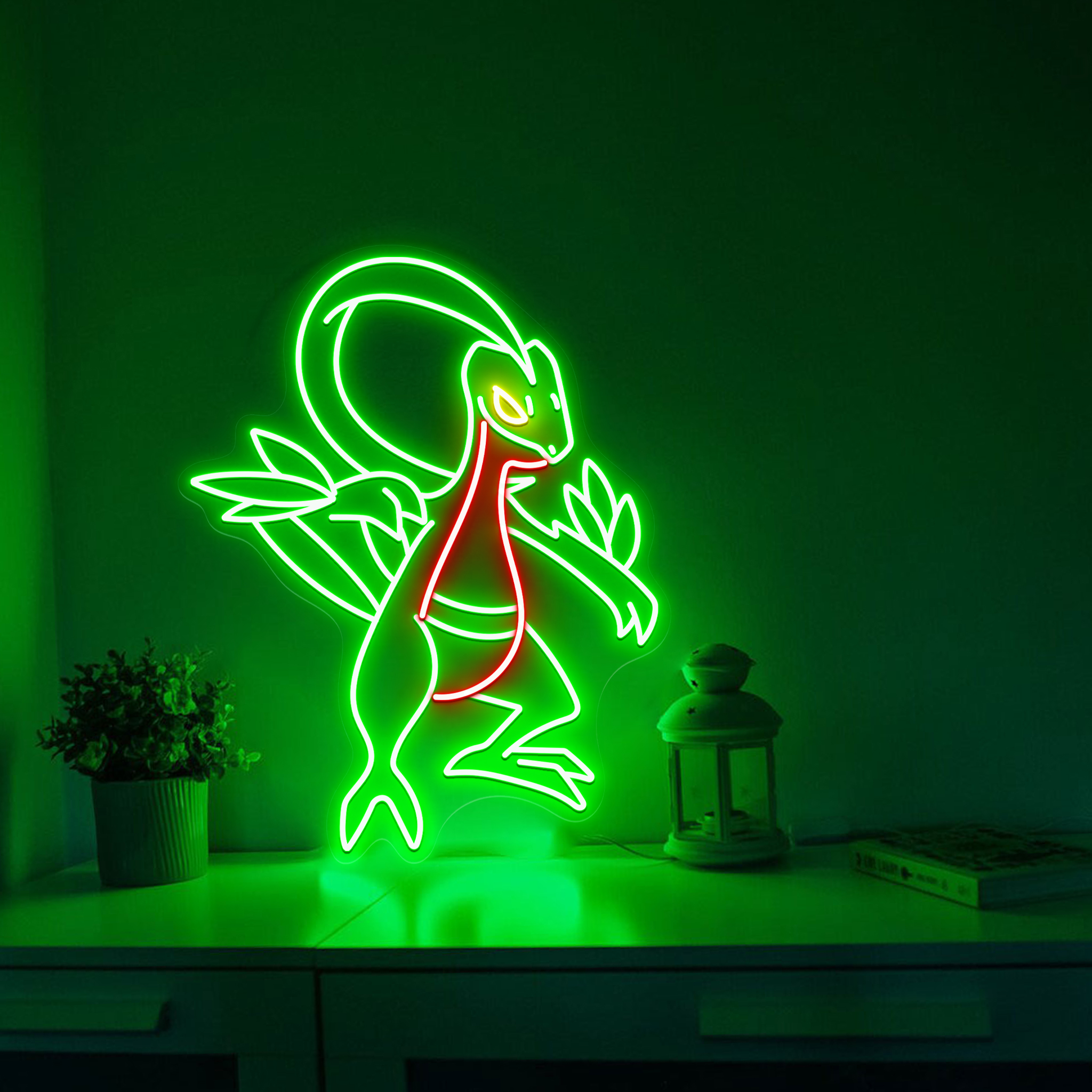 Grovyle Pokemon Neon Signs