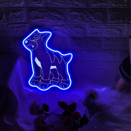 Pokemon Houndour Laser Sign