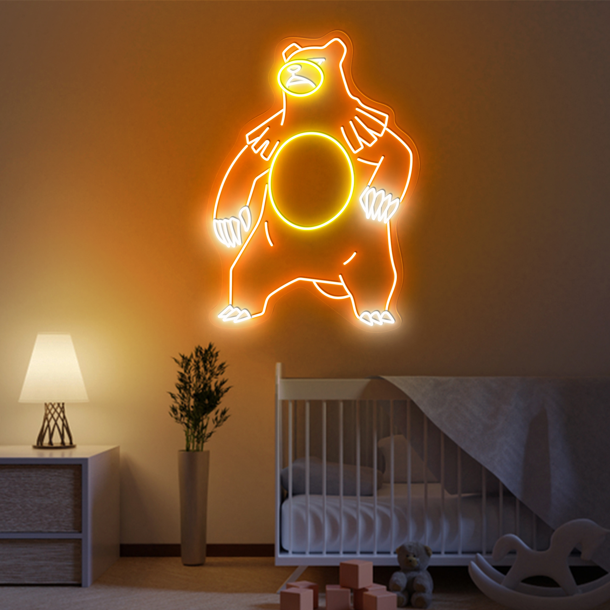 Pokemon Ursaring Neon Signs