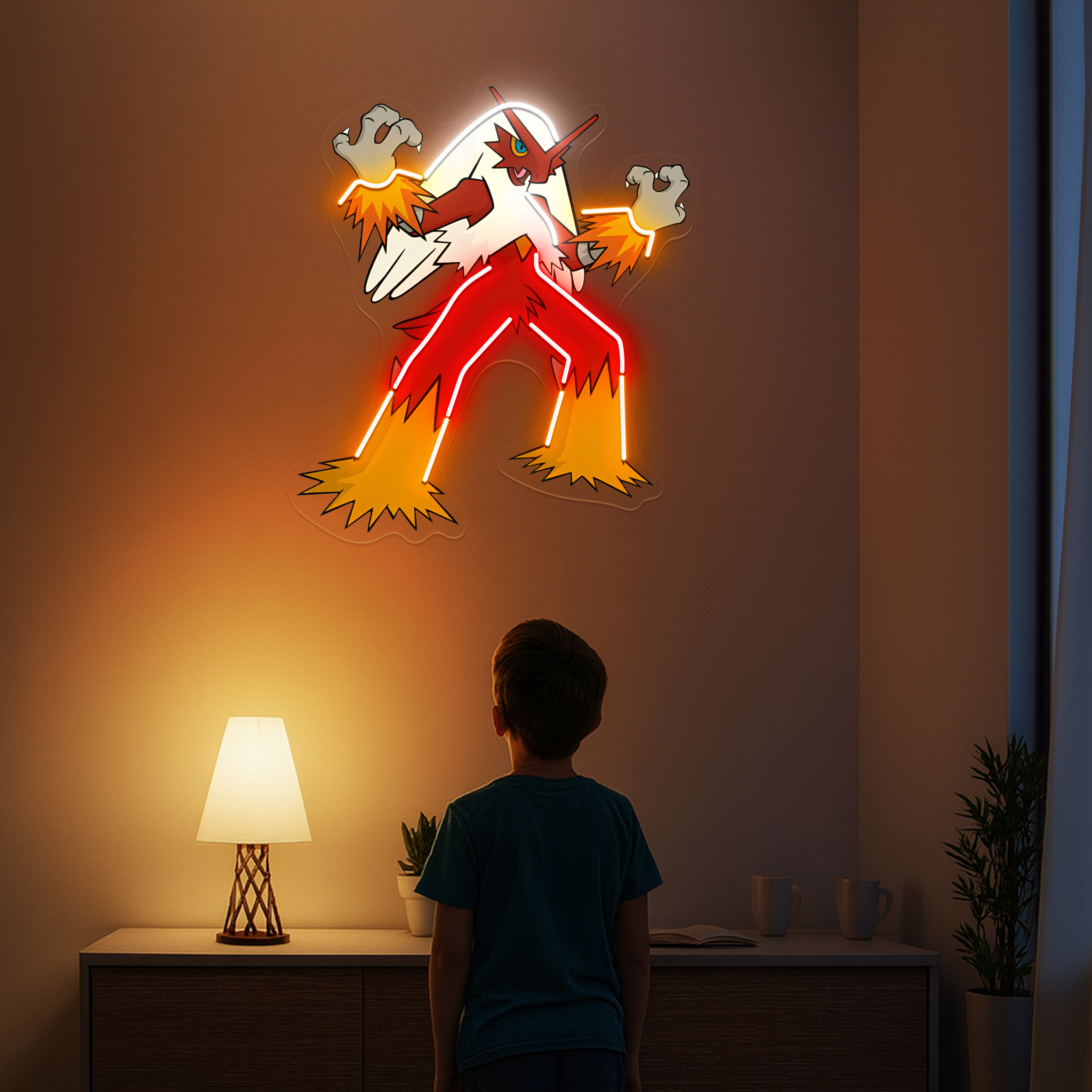 Pokemon Blaziken UV Signs
