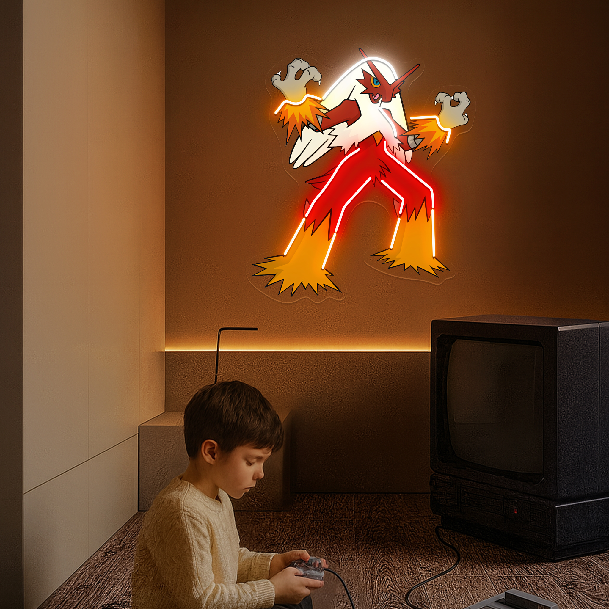 Pokemon Blaziken UV Signs