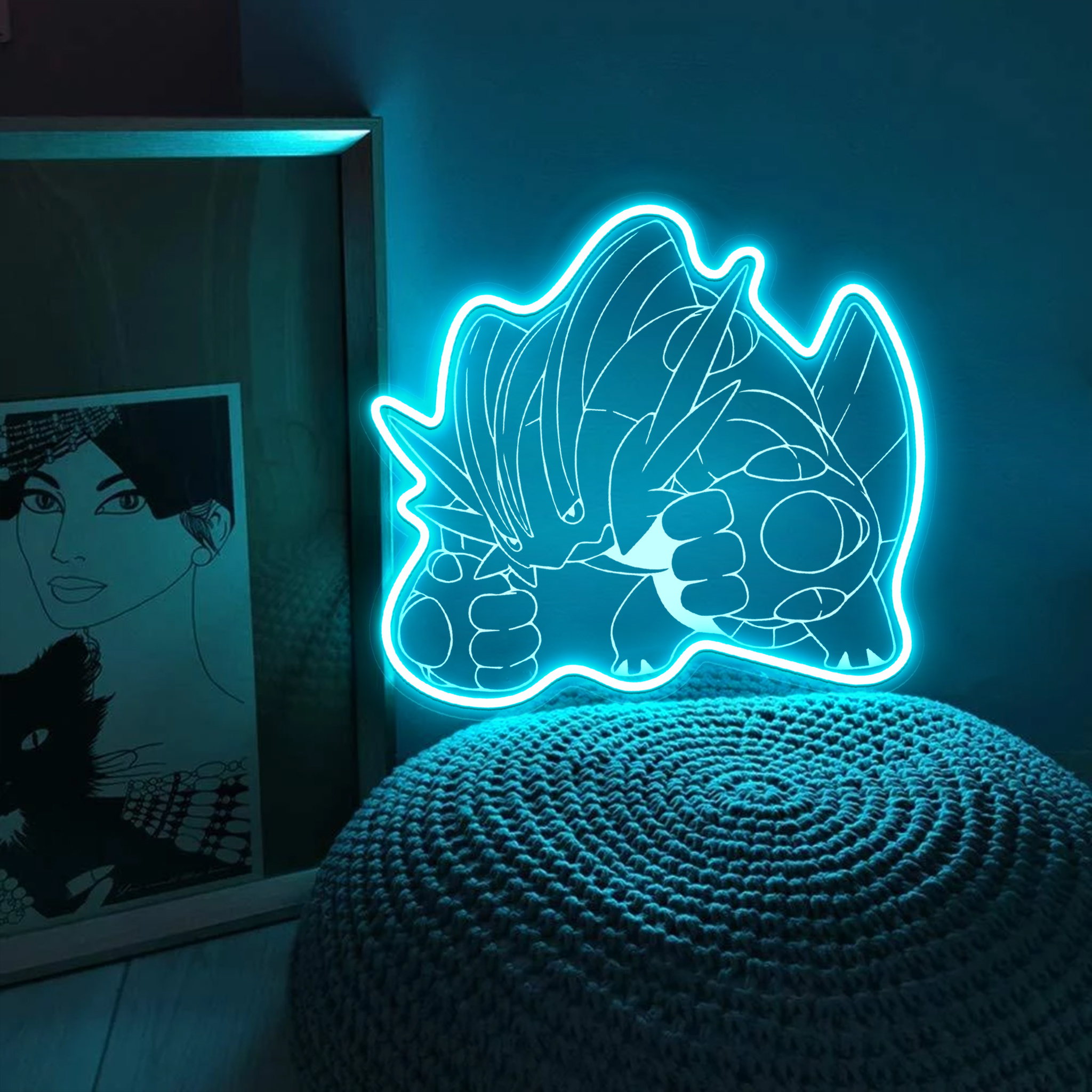 Swampert Pokemon Laser Sign