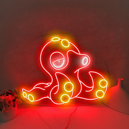 Pokemon Octillery Neon Signs