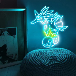 Mega Kingdra Pokemon Neon Signs