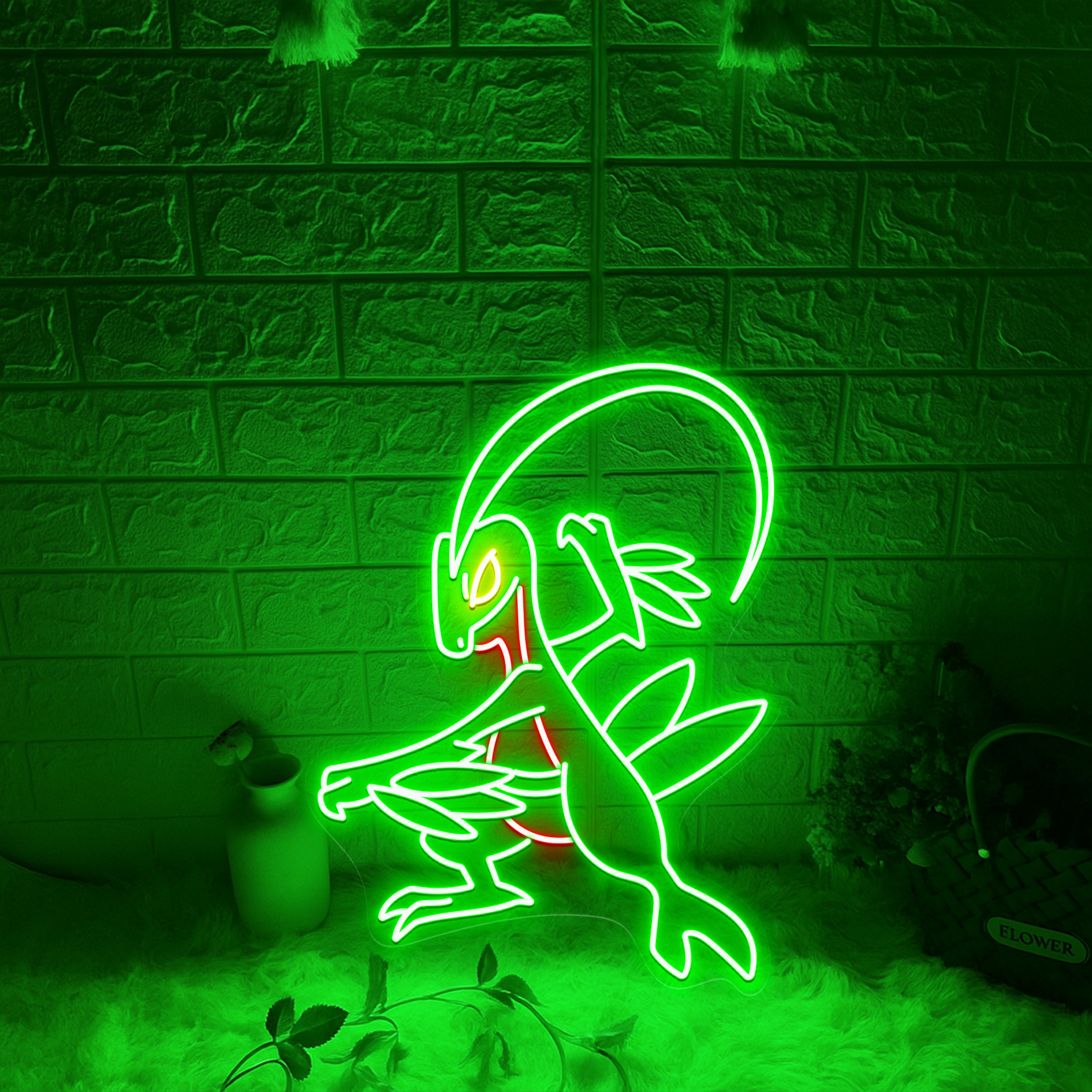 Pokemon Grovyle Neon Signs