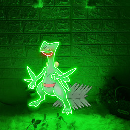 Sceptile Pokemon UV Sign