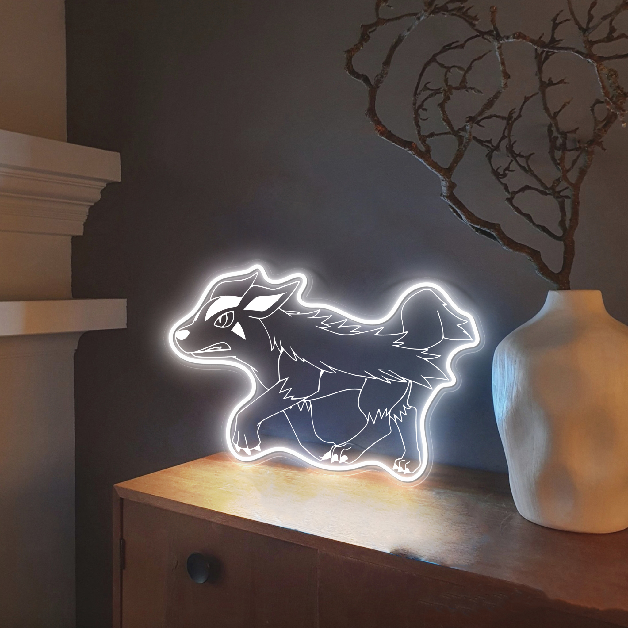 Pokemon Mightyena Laser Sign