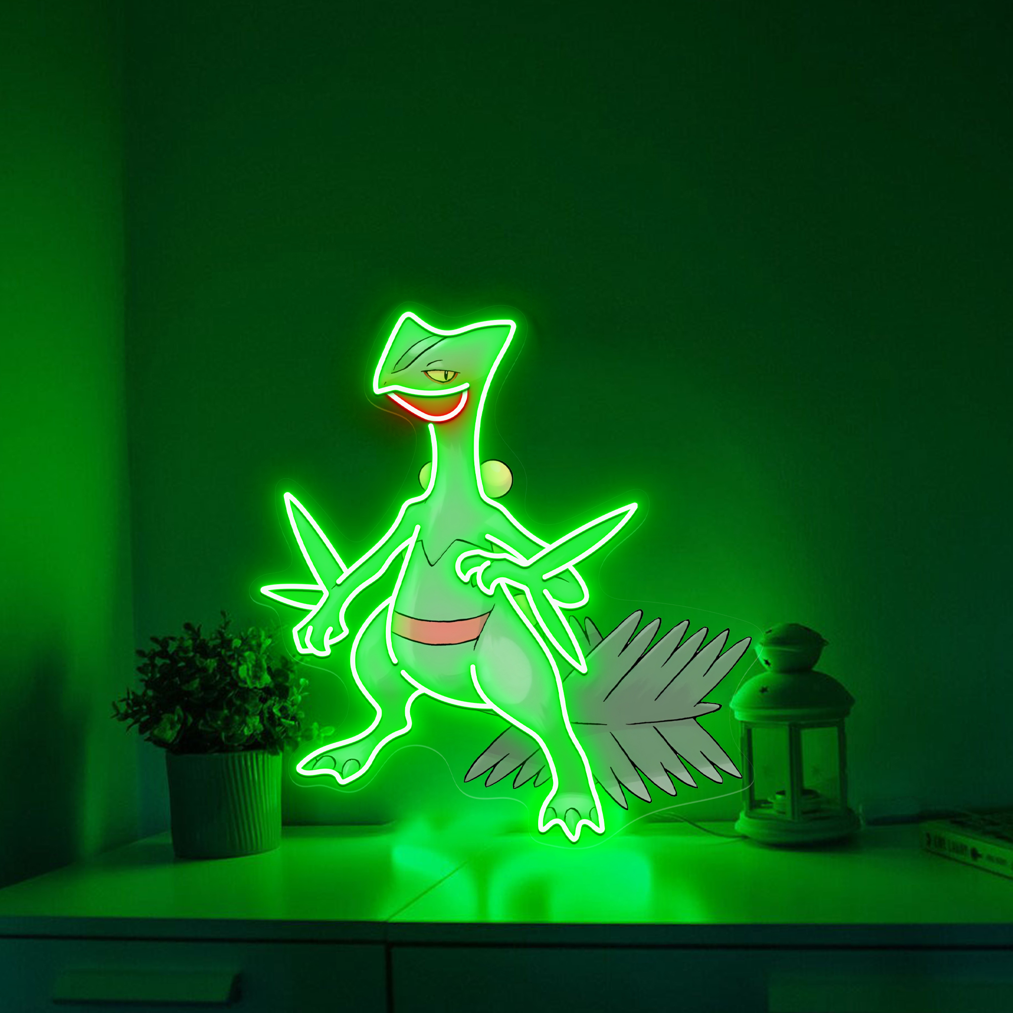 Sceptile Pokemon UV Sign