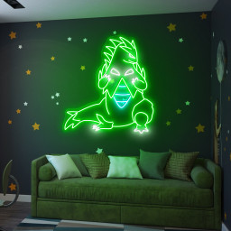 Tyranitar Pokemon Neon Sign