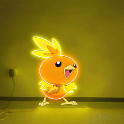 Pokemon Torchic UV Sign