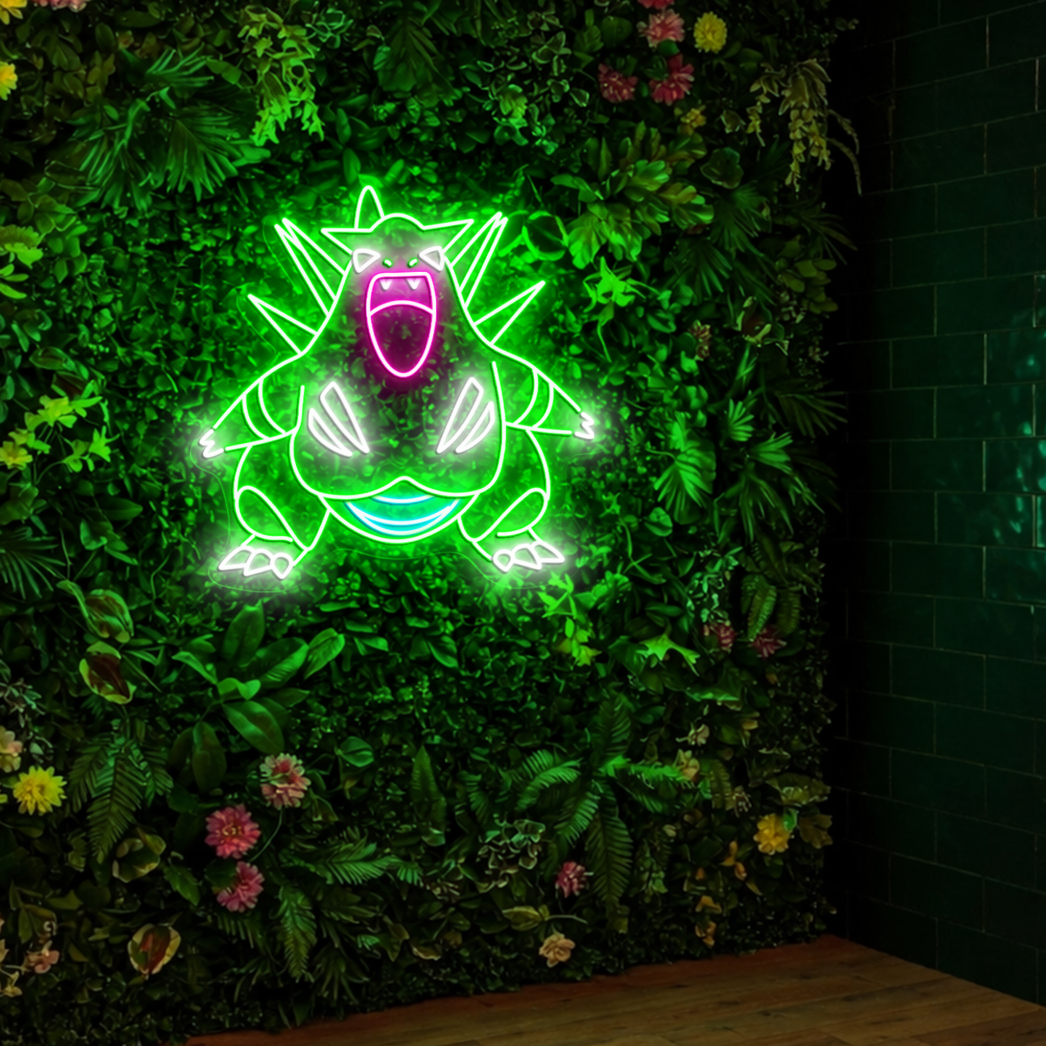 Pokemon Tyranitar Neon Sign