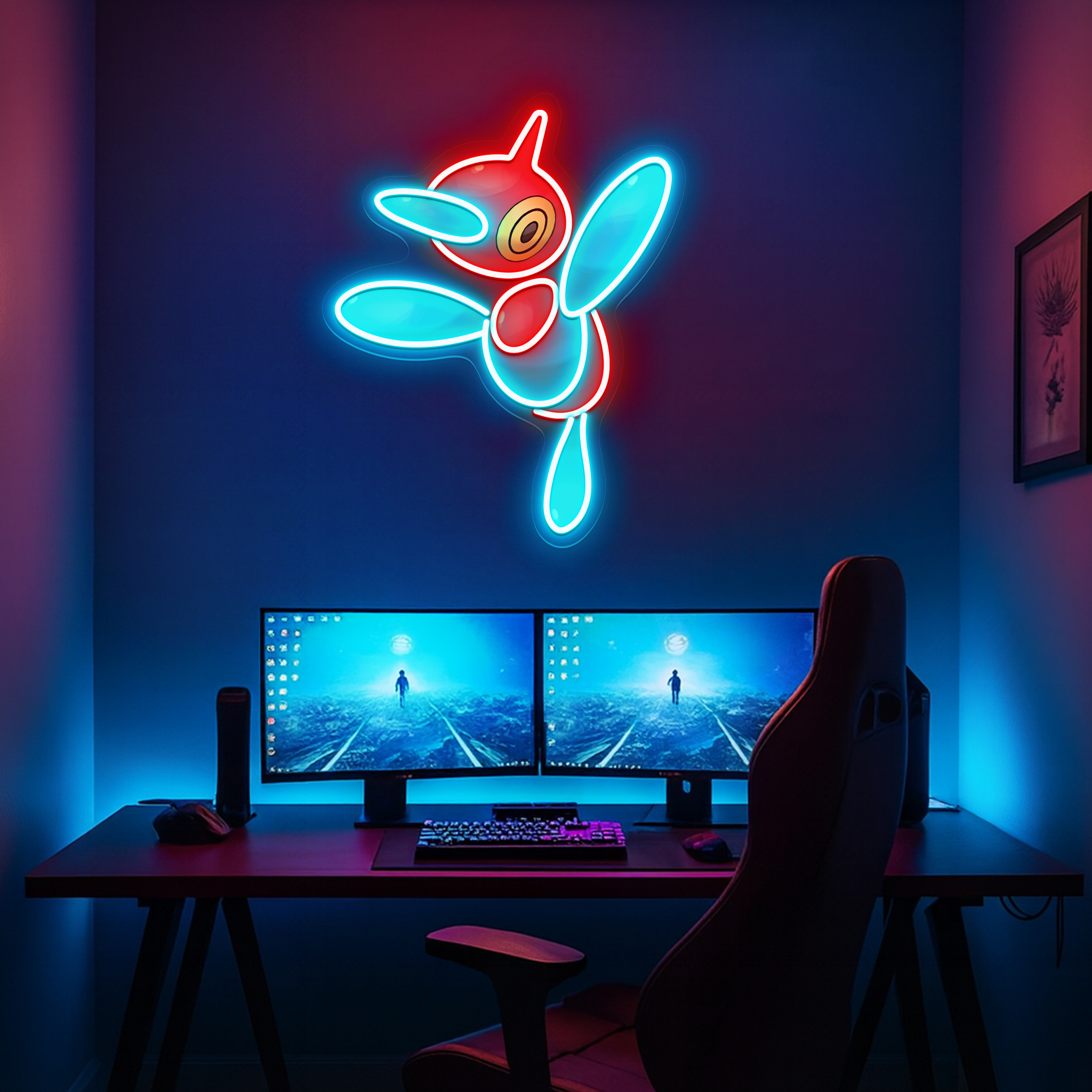 Pokemon Porygon2 UV Signs