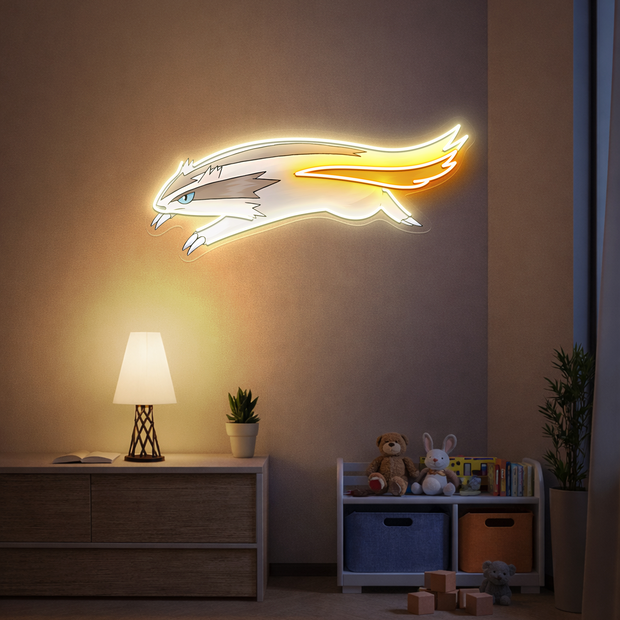 Linoone Pokemon UV Sign