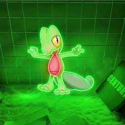 Pokemon Treecko UV Signs