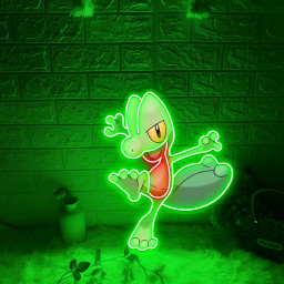 Treecko Pokemon UV Sign