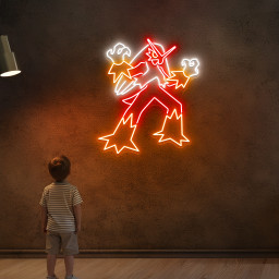 Pokemon Blaziken Neon Signs