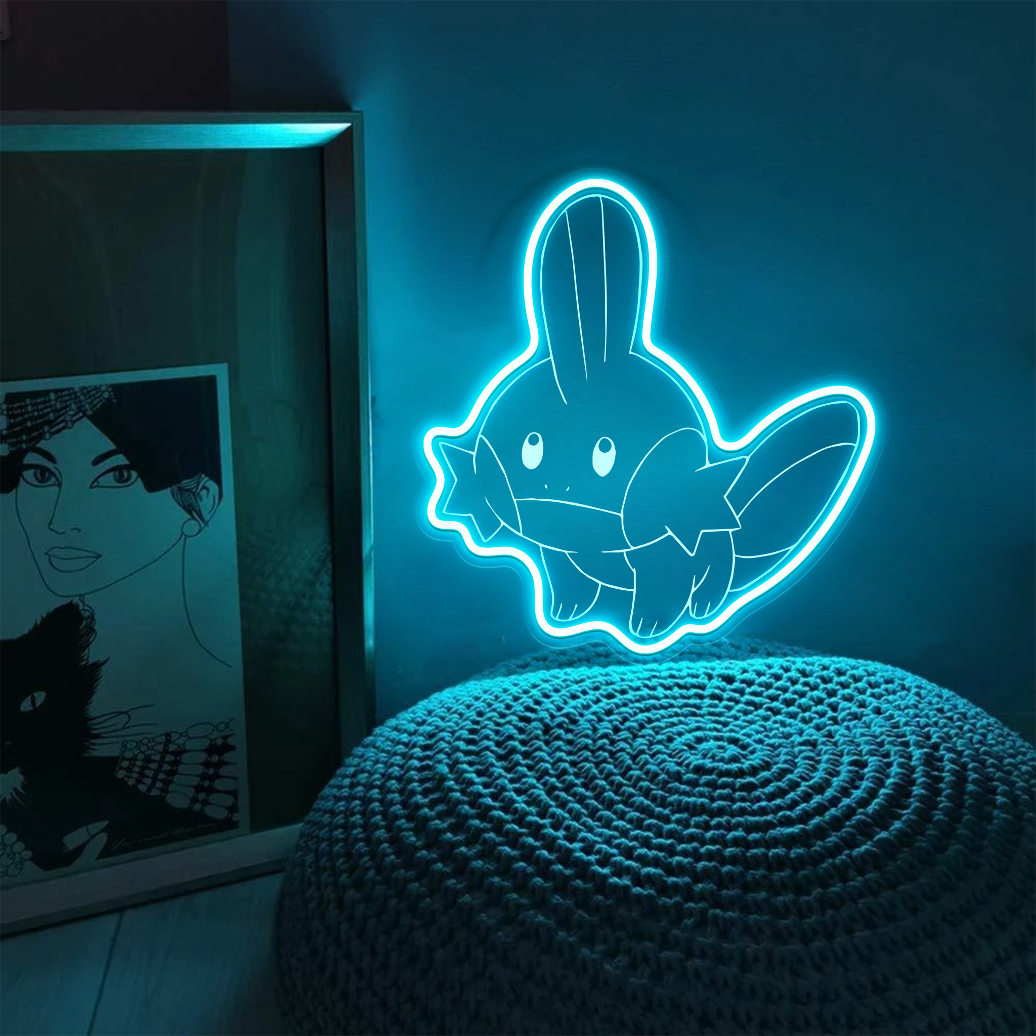 Mudkip Pokemon Laser Signs