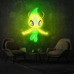 Pokemon Celebi UV Sign