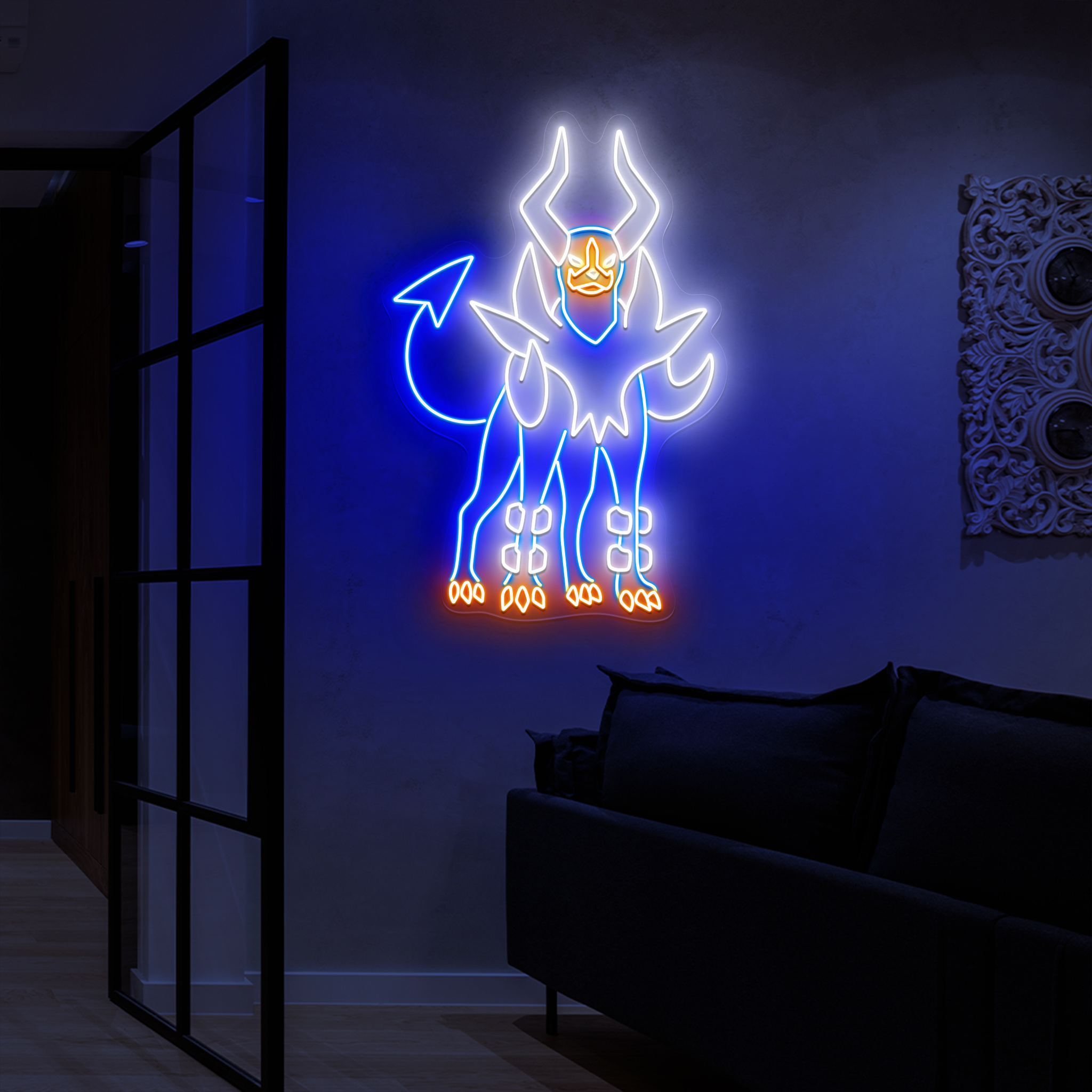 Pokemon Mega Houndoom Neon Signs