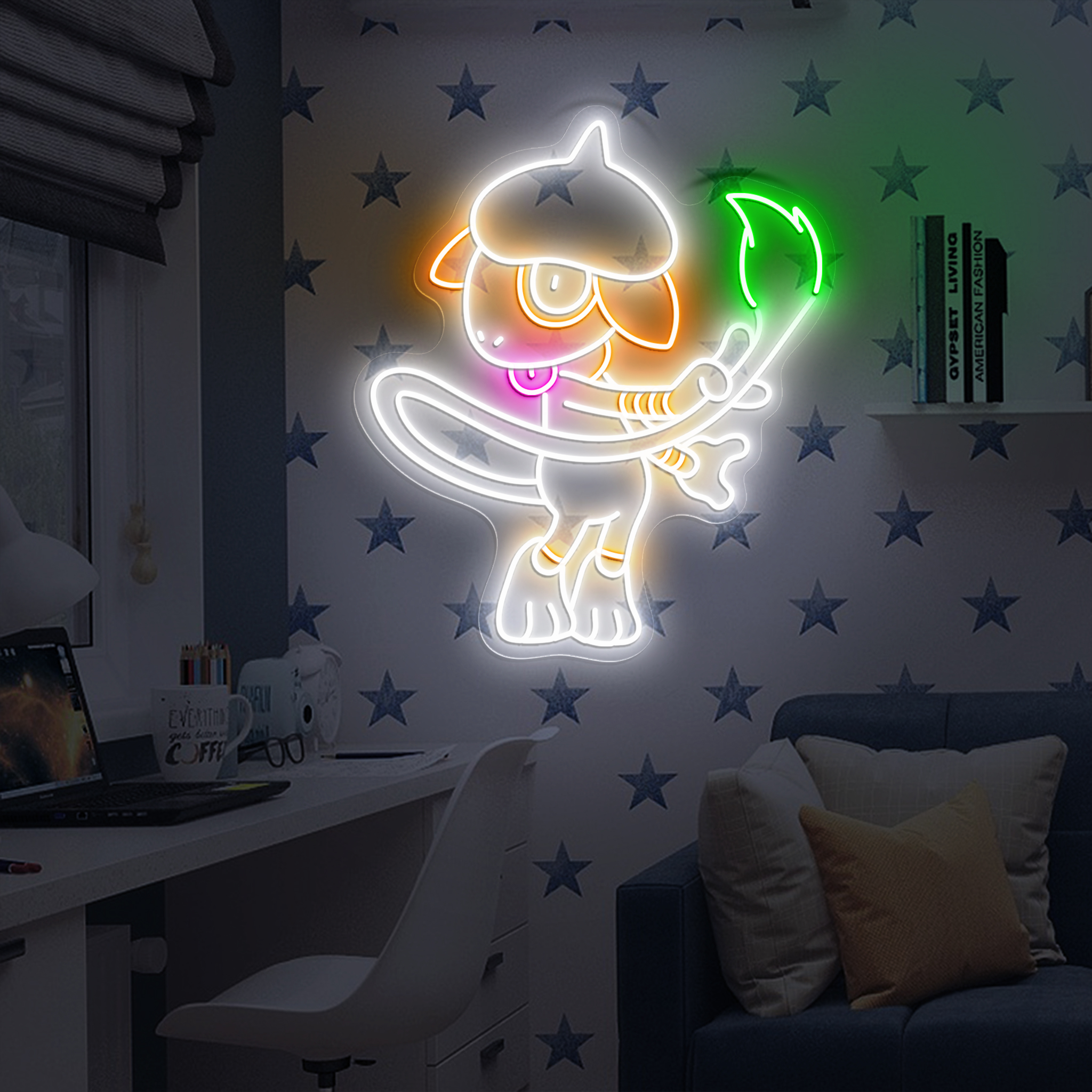 Pokemon Smeargle Neon Sign