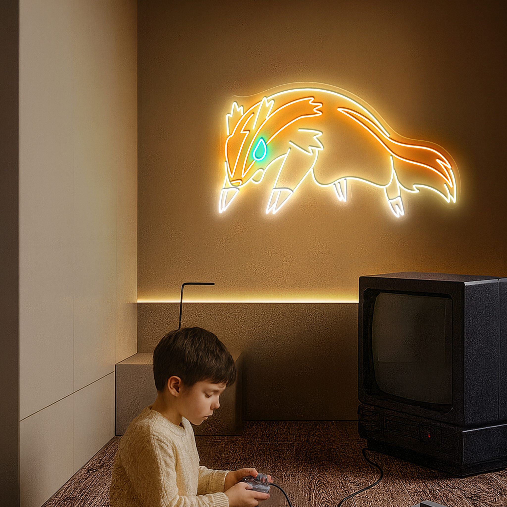 Pokemon Linoone Neon Sign