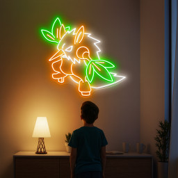 Pokemon Shiftry Neon Sign