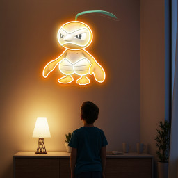 Nuzleaf Pokemon UV Signs