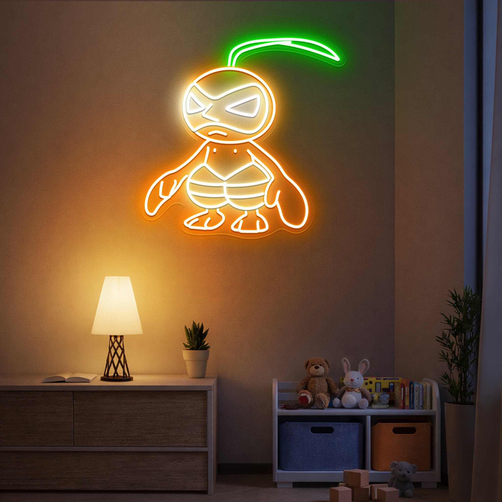 Nuzleaf Pokemon Neon Signs