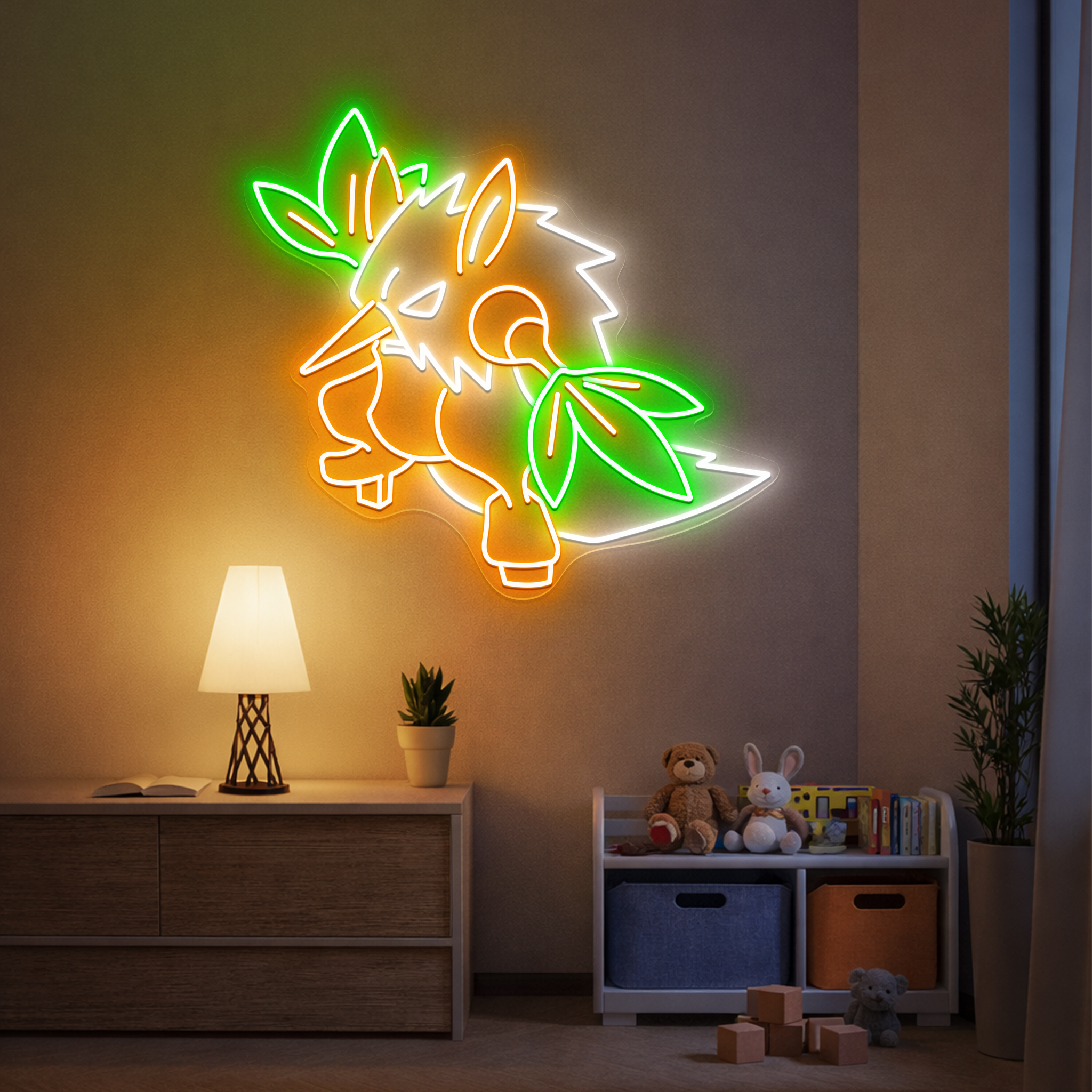 Pokemon Shiftry Neon Sign