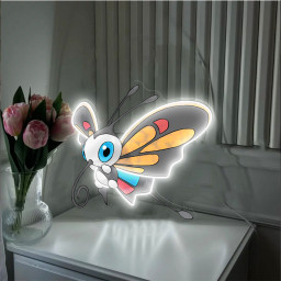 Beautifly Pokemon UV Sign