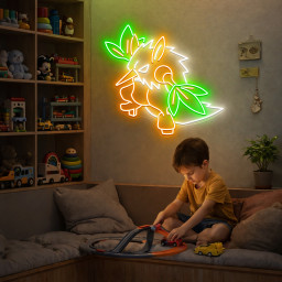 Pokemon Shiftry Neon Sign