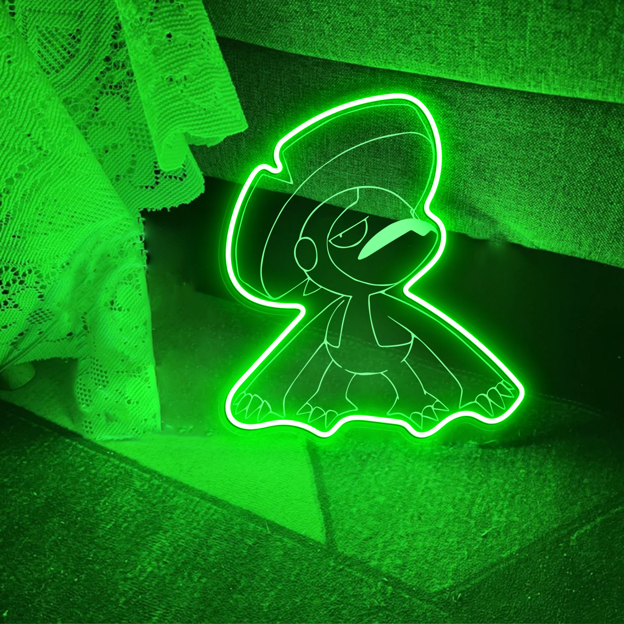 Lombre Pokemon Laser Sign