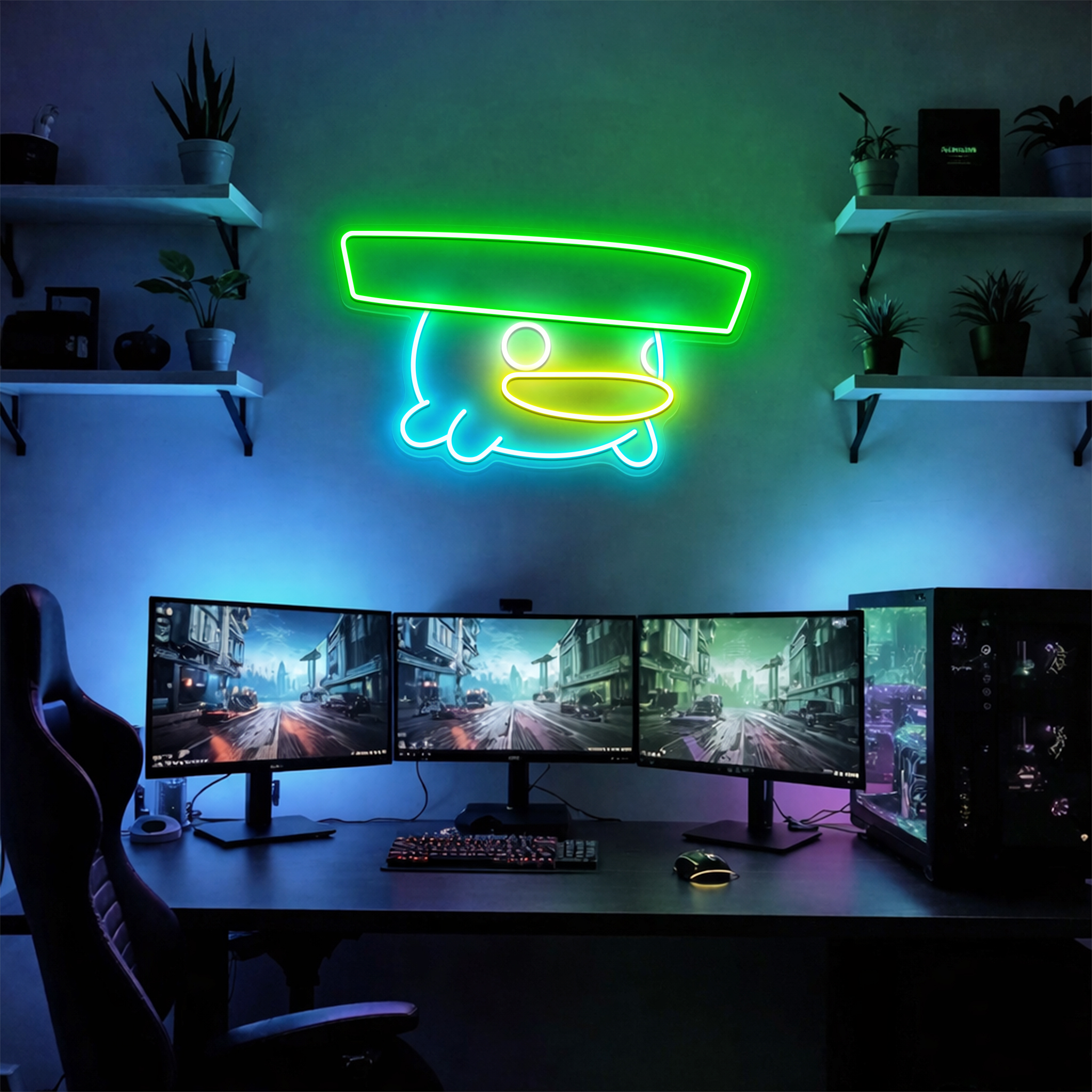 Pokemon Lotad Neon Sign