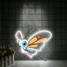 Beautifly Pokemon UV Sign