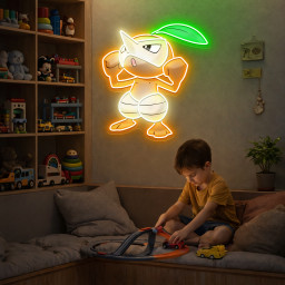 Nuzleaf Pokemon UV Sign