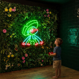 Lombre Pokemon Neon Sign