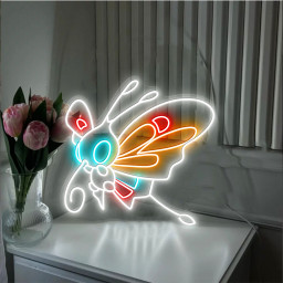 Beautifly Pokemon Neon Sign