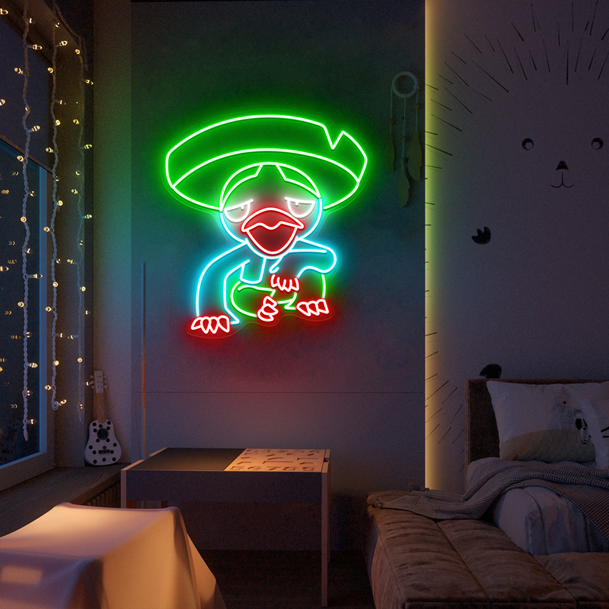 Lombre Pokemon Neon Signs