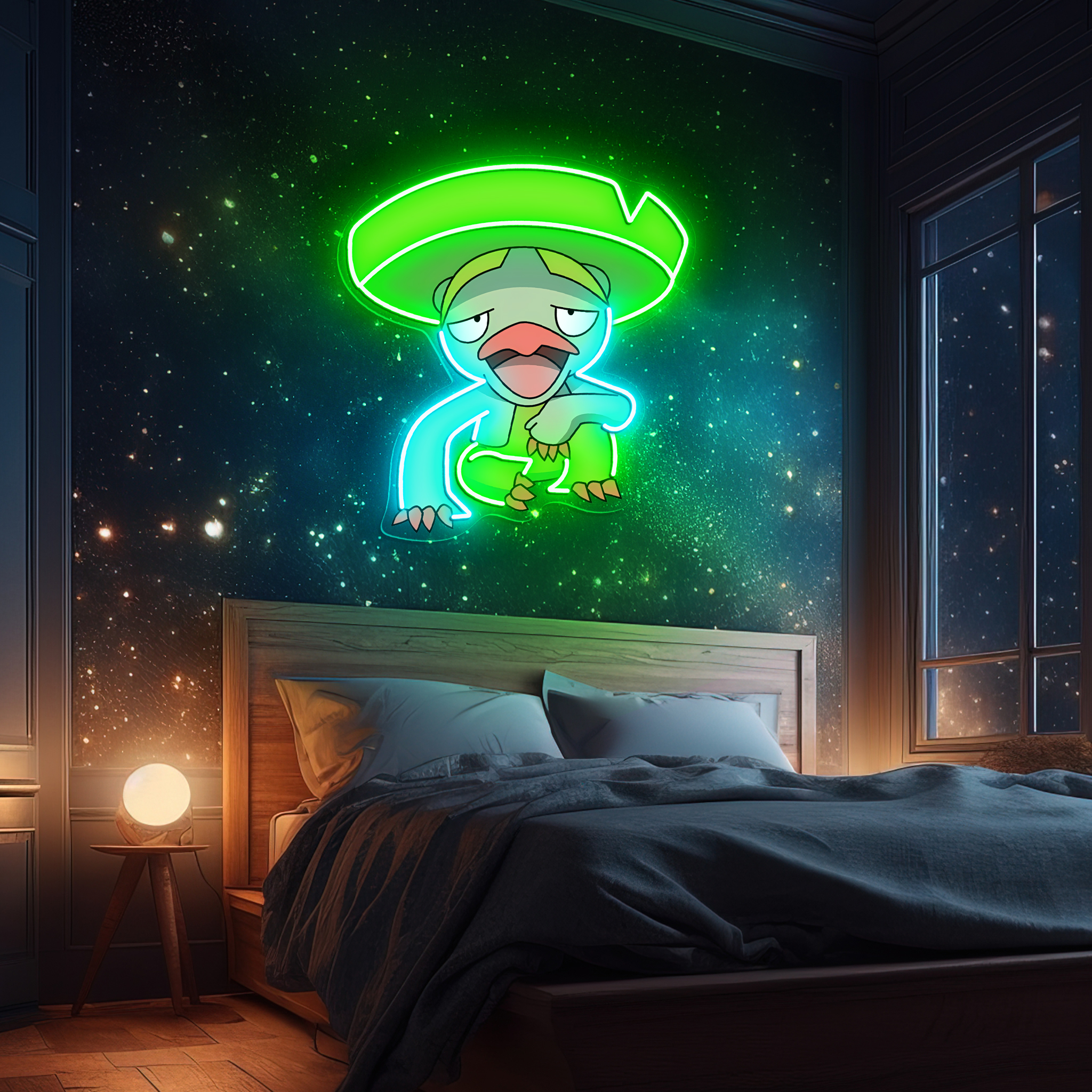 Lombre Pokemon UV Signs