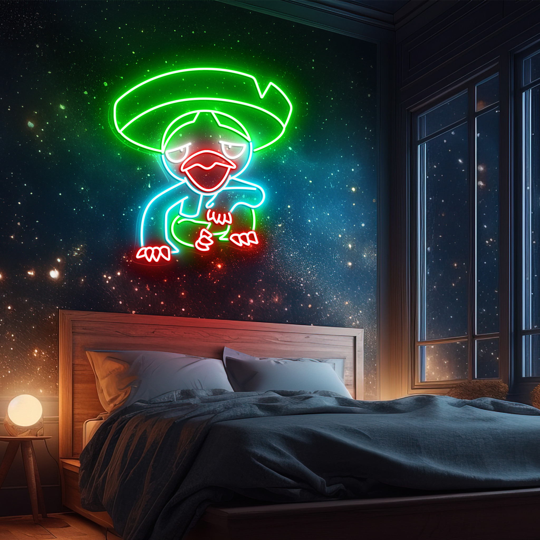 Lombre Pokemon Neon Signs