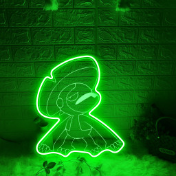 Lombre Pokemon Laser Sign