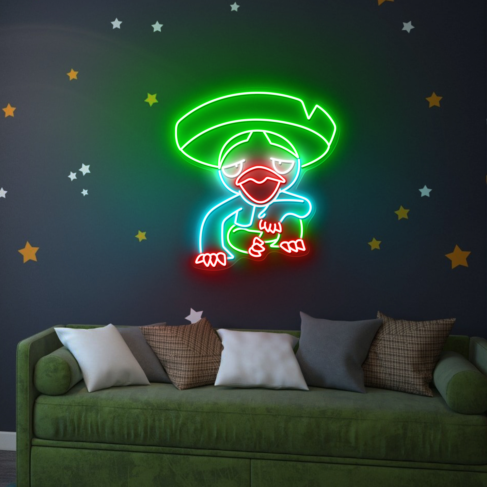 Lombre Pokemon Neon Signs