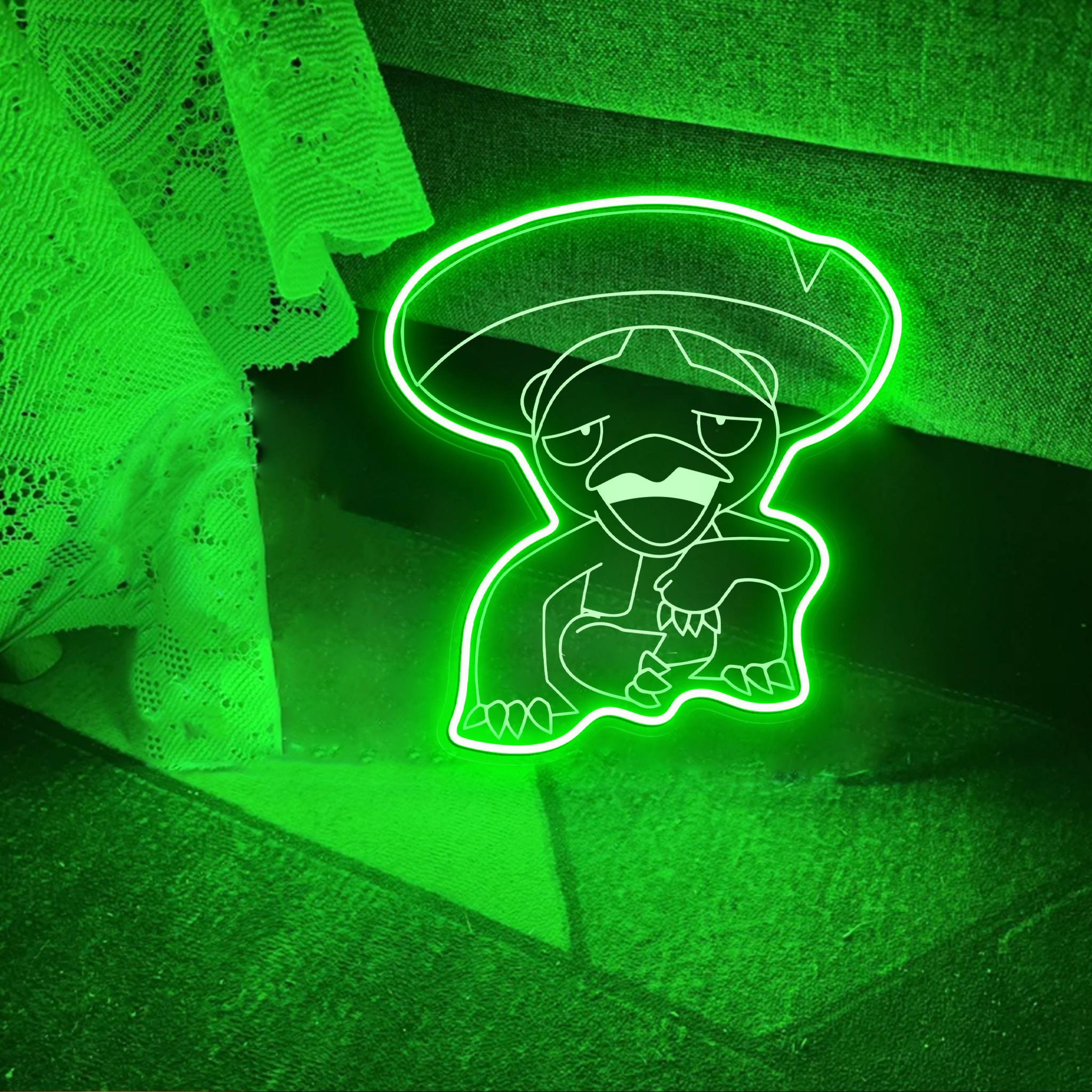 Lombre Pokemon Laser Signs