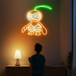 Nuzleaf Pokemon Neon Signs